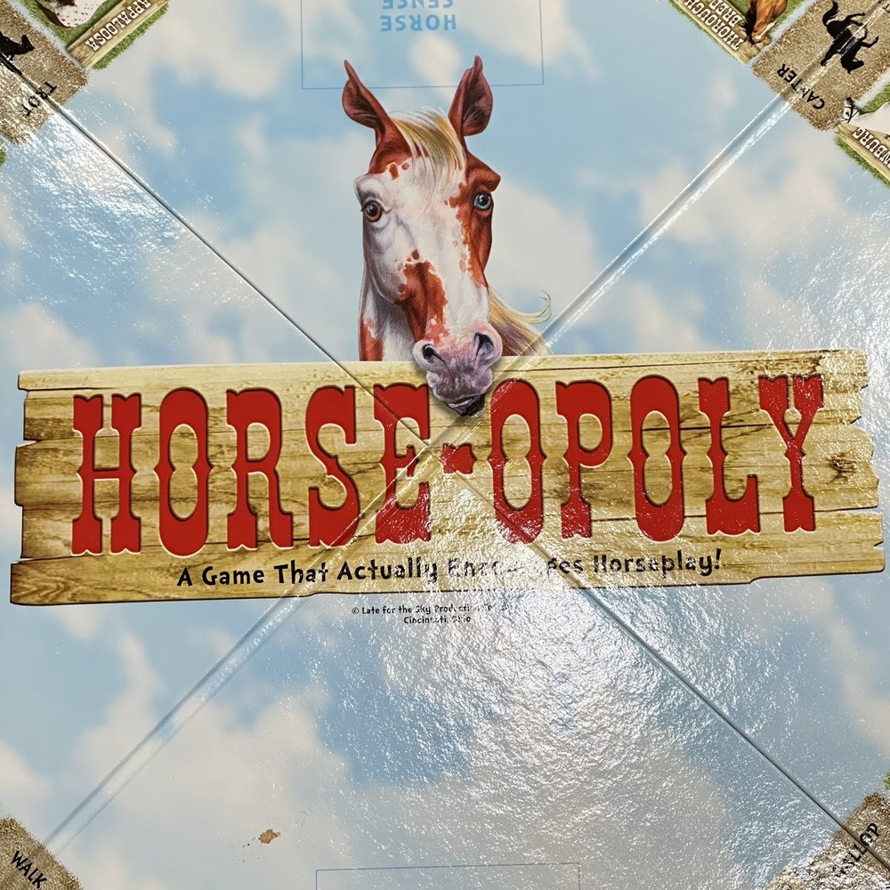 Horse-opoly Board Game By Late for the Sky Previously owned 2-6 Players Ages 8+ - Picture 13 of 13